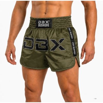 Herren-Thaishorts ARMY GREEN V1 COMBATWEAR | DBX Bushido