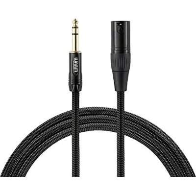 2. Warm Audio PREM-XLRM-TRSM-6 Audiokabel 1,8 m XLR 6,35 mm TRS Schwarz