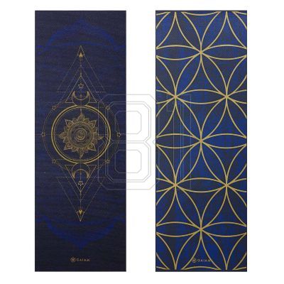 6. Double-sided yoga mat Gaiam Sun and Moon 6mm 63419