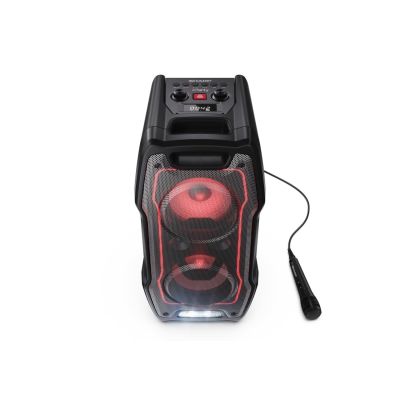 2. Sharp PS-931 Tragbarer Party-Lautsprecher, Schwarz, 180 W