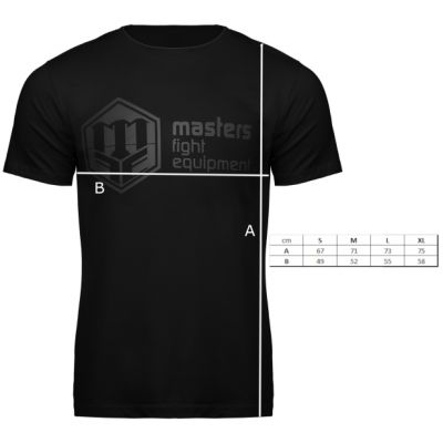 3. Masters T-Shirt M TS-SCHWARZ 04111-01M