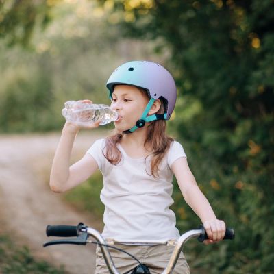 9. Wozinsky S BMX/Scooter-Helm - Rosa Farbverlauf