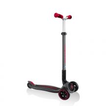 Globber Master Prime 3-Rad-Scooter / Schwarz - New Red 664-102