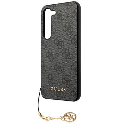 6. Guess 4G Charms Collection Hülle für Samsung Galaxy A35 – Schwarz