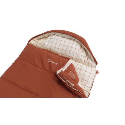 2. Outwell 230501 Schlafsack für Erwachsene, halbrechteckig, Polyester, Rot