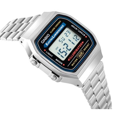 10. CASIO Vintage-Uhr A168WA-1YES + Box