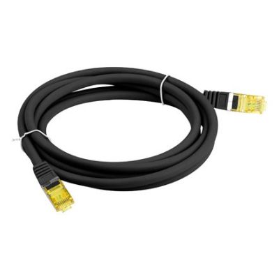 4. LANBERG PATCHCORD KAT.6A S/FTP LSZH CU 2M SCHWARZ FLUKE PASSED
