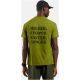 Herren-Kurzarmshirt ODLO T-Shirt Crew Neck S/S ESSENTIAL PRINT, grün