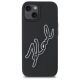 3. Karl Lagerfeld 3D Rubber Signature iPhone 15 Hülle - Schwarz
