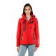 4. Geographical Norway Reine Red/Black LADY 007 Damen-Softshelljacke mit Kapuze (WU8187F/GNO-RED-BLACK)/WU8088