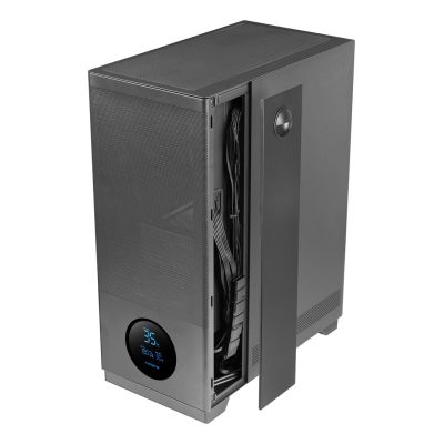 4. TACENS 2SAGITTA20 3x 120mm LCD-Lüfter - Gehäuse