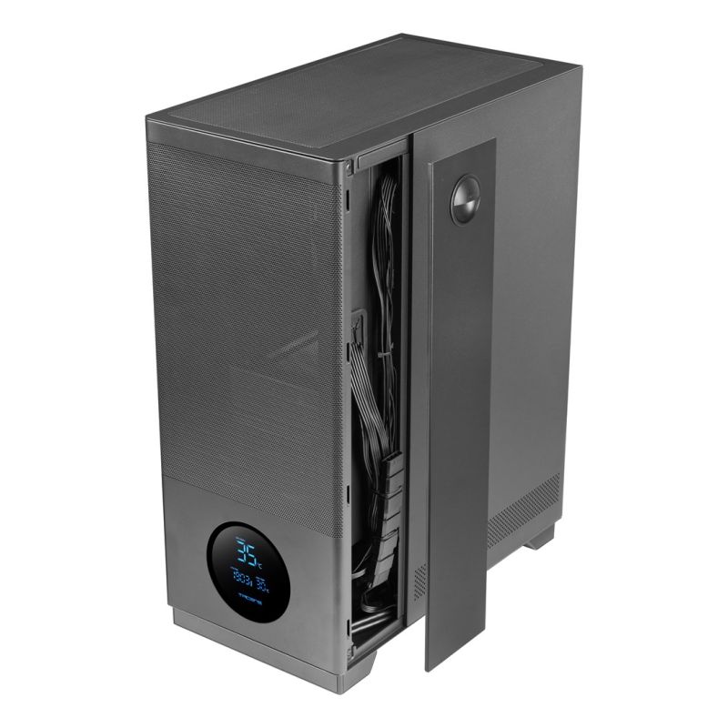 4. TACENS 2SAGITTA20 3x 120mm LCD-Lüfter - Gehäuse