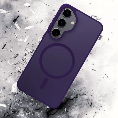 24. 3mk Smoke MagCase für Samsung Galaxy S25 – Lila