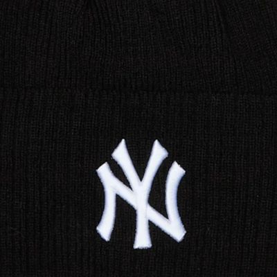 3. New Era Wide Cuff Beanie New York Yankees Mütze 60691072 Schwarz One Size