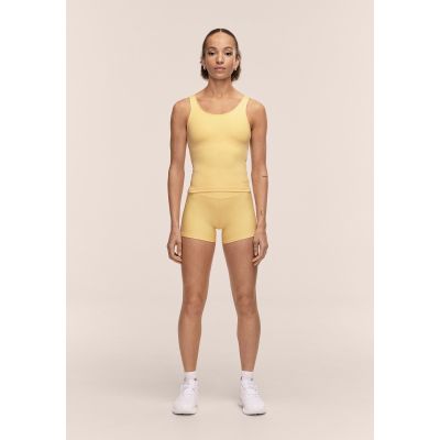 4. CASALL Damen-Tanktop mit Rundhalsausschnitt, Gelb
