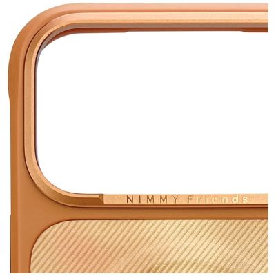 5. Nimmy Gentle Pets Series Hunde-MagSafe-Hülle für iPhone 17 Pro Max – Orange