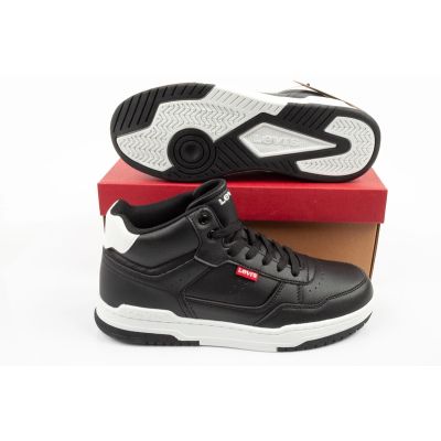 9. Levi's John SE schwarze High-Top-Sportschuhe für Kinder
