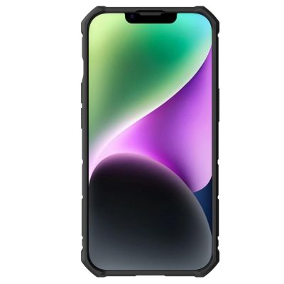 8. Nillkin CamShield Armor Pro Case iPhone 14 Plus Hülle gepanzerte Abdeckung mit Kameraabdeckung Ringständer schwarz