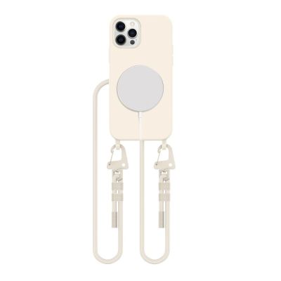 Tech-Protect MagNecklace MagSafe-Hülle für iPhone 12 / 12 Pro – Beige