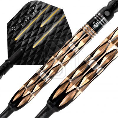 11. Harrows RED HORIZON 90 % ImperialDiamond-Darts mit weicher Spitze