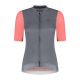 Rogelli FAST Damen-T-Shirt, grau und lila, XS