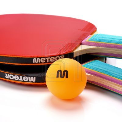 4. 2er-Set Meteor Zephyr 15021 Tischtennisschläger