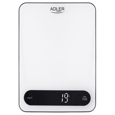 ADLER AD 3177wb Küchenwaage, schwarz-weiß