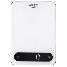 ADLER AD 3177wb Küchenwaage, schwarz-weiß