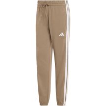 adidas Essentials Damenhose mit 3 Streifen, French Terry, Bündchen, Beige KF8338