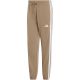 adidas Essentials Damenhose mit 3 Streifen, French Terry, Bündchen, Beige KF8338