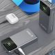 4. Dudao K31 Pro 45W 20000mAh Powerbank mit integriertem einziehbarem USB-C-Kabel - Grau