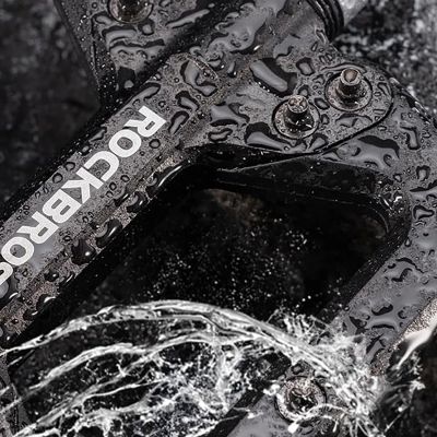 4. Rockbros 2022-12A Nylon-Fahrradpedale – Schwarz