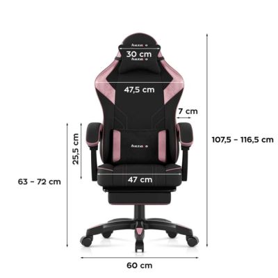 7. Gaming-Stuhl Huzaro Force 3.7 Pink