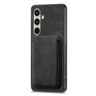 2. Samsung Galaxy A56 5G Schutzhülle aus Kunstleder mit abnehmbarem Kartenhalter, MagSafe-kompatibel – Schwarz