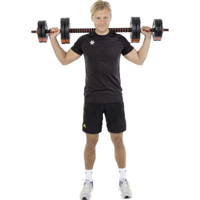 19. Faltbare Hantelstange aus Verbundmaterial, 30 kg, Pure 2 Improve