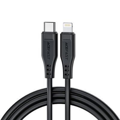 9. Acefast C3-01 Lightning – USB-C PD-Kabel 30 W 3 A 480 Mbit/s 1,2 m – Weiß
