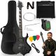 V-TONE EGS 39 MBK E-Gitarre 4/4 schwarz ma