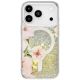 Uniq Coehl Fleurette Magnetische Ladehülle für iPhone 17 Pro – Transparent