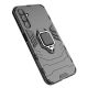 15. Ring Armor Hülle für Samsung Galaxy A24 4G Panzerhülle Magnethalter Ring schwarz