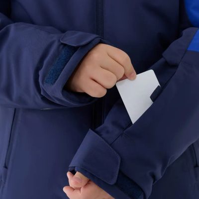 6. Skijacke für Jungen, Größe 4F M0821, marineblau, 4FJWAW25TTJAM0821, Größe 31S