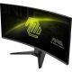 26. MSI Monitor 34" MAG 346CQ 34 UWQHD 180Hz