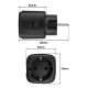 4. GREENBLUE WLAN-Steckdose mit Fernbedienung, kompatibel mit Android/iOS/Alexa/Google Home, mit Timer, Wattmeter, max. 16 A/3840 W, GB735 B
