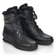 12. Remonte W RKR629B isolierte Lederstiefelette, schwarz