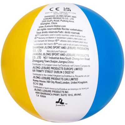 55. Aufblasbarer Strandball 40 cm 66001