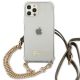 3. Guess GUHCP12MKC4GSGO iPhone 12/12 Pro 6.1" Transparente Hartschale 4G Goldkette