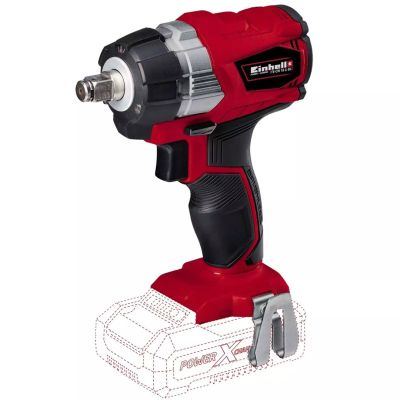 4. Einhell TE-CW 18Li Schlagschrauber, Schwarz/Rot, 1/2"-Aufnahme, 2900 U/min, 215 Nm, 18 V