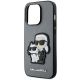 6. Karl Lagerfeld Saffiano Karl & Choupette Hülle für iPhone 14 Pro 6 - Silber