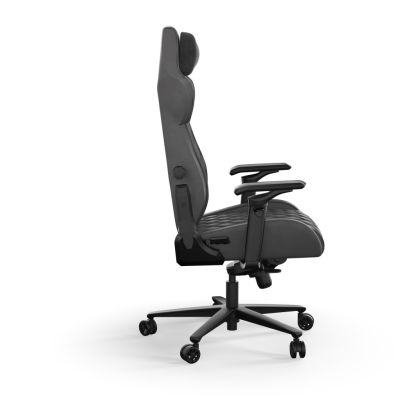 4. Corsair TC500 LUXE Gaming-Stuhl, gepolsterter Sitz, Schwarz