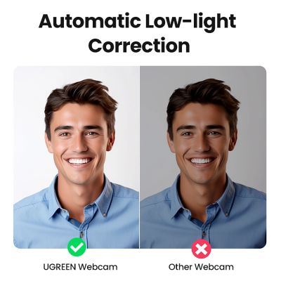 5. Ugreen CM678 USB-HD-Webcam – Grau