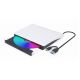 3. GEMBIRD Externer DVD-Brenner 8x, CD 24x USB 3.1 Slim Schwarzweiß